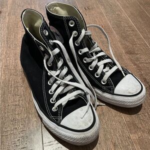 Black converse UK 6.5